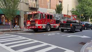 Asheville Tillerman Fire Department Sirens in Route [upl. by Grand]