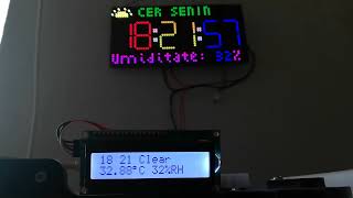 RPi Pico W Weather Station Clock using MicroPhython 4 [upl. by Huldah]