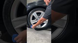 Enhance your tires with a high gloss shine shorts youtubeshorts automobile howto carcare diy [upl. by Weisler]