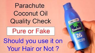 Parachute Coconut oil  क्या आपको इसको बालों पे इस्तेमाल करना चाहिए [upl. by Aynas]