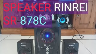 SPEAKER RINREI SR878C super bassmantap manzofficial [upl. by Iruyas]