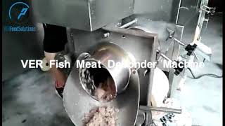 How to Separate Remove Fish Bone from Fish Meat Fish Deboner Machine [upl. by Gnouhk]