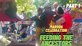 FEEDING THE ANCESTORS  ACCOMPONG MAROONS CELEBRATION DANCING AND MORE PART 1 [upl. by Ekyt]