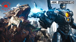 MEGA Kaiju VS Jaegers  Pacific Rim Uprising 4k HDR [upl. by Erlandson725]