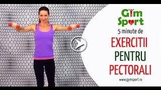 5 minute de exercitii pentru pectorali [upl. by Anegue]