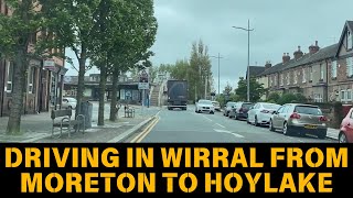 Drive from Moreton to Hoylake in Wirral U K  Driving in United Kingdom  drivingintheuk drive [upl. by Wagner]