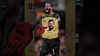 Blue Or Red Alisson Backer Fifa Cards Fc24 Vs Fc25 eafc24 fifa fifa23 fifamobile [upl. by Aicekat900]