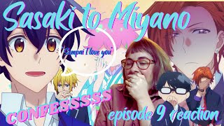 Sasaki to Miyano Episode 9 Reaction l CONFESSSS [upl. by Dnalram347]