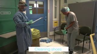 Instructional video Doffing PPE for highrisk patient [upl. by Bodi]