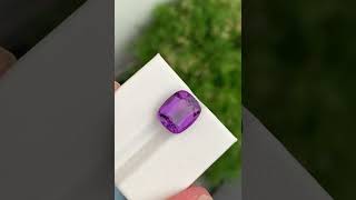 Purple Amethyst Stone 870 Carats Cushion Cut Natural Brazilian Gemstone gems viral shorts [upl. by Eekaz]