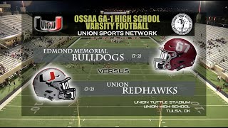 FOOTBALL vs Edmond Memorial Senior Night [upl. by Yrrok]