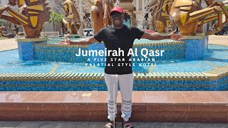 Jumeirah Al Qasr  A fivestar luxury Arabian style hotel in Palm Jumeirah Dubai [upl. by Eugnimod]