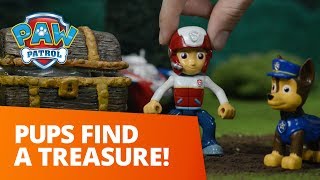 PAW Patrol  Pups Find a Treasure  Toy Pretend Play For Kids [upl. by Ainirtak337]