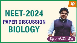 neet2024 biosolutions by AD SIR gurukulpathshala [upl. by Chaille]