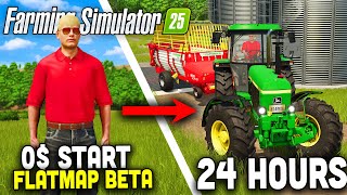 Start with 0 on FLAT MAP BETA in FS25 🚜 [upl. by Vonnie]