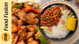 Fajita Chicken Rice Bowl Recipe by Food Fusion [upl. by Moht]