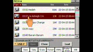 Korg PA Arranger keyboards Loading an individual Style from a SET [upl. by Alys]