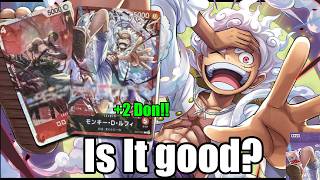 ST21 Worth Buying Leader Effect Revealed  One Piece Card Game Gear 5 EX Deck [upl. by Johiah]