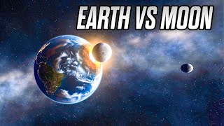 Earth vs moon who will Win  Solar Smash  Phantom UK [upl. by Animrelliug947]