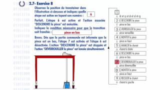 grafcet part 8 exercice [upl. by Cohbert]