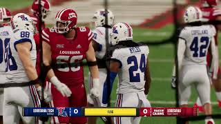 EA Sports College Football 25  Rivalry Match Louisiana Tech Bulldogs vs Louisiana Ragin Cajuns [upl. by Arihat]