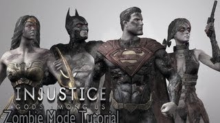 Injustice Gods Among Us  ZOMBIE MODE Tutorial [upl. by Calendre888]