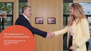 Konstantin Novoselov and Ona Ambrozaite Diplomacy and Science [upl. by Malvin129]