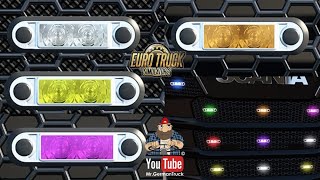 ETS2 v148 Boreman LED Marker Lights Pack [upl. by Miguelita]