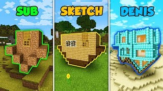 SUB vs SKETCH vs DENIS  CRAZY TROLLS in Minecraft The Pals [upl. by Esmaria]