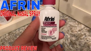 ✅ Afrin Original Nasal Spray 🔴 [upl. by Alisander925]