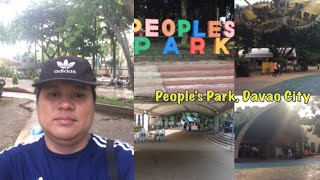 PEOPLE’S PARK DAVAO CITY  SARAP MAG JOGGING DITO GUYS [upl. by Awuhsoj]