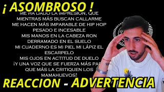 REACCION  CANSERBERO  Advertencia  asombroso [upl. by Jamie]