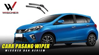 Cara Pasang Wiper Myvi 2018  Review Wischer Wiper [upl. by Ritz302]