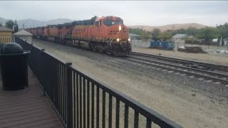 Railfanning at Tehachapi CA 102724 [upl. by Sylram864]