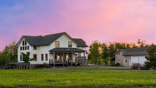 Aerial and Exterior Featuring Video for Montana Luxury Home  Bozeman Montana [upl. by Aillicsirp545]