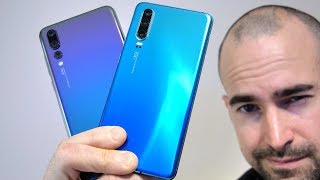 Huawei P30 vs P20 Pro  Sidebyside comparison [upl. by Thaddus]