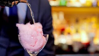 How to Cotton Candy Cocktail  TEALEAVES FBintheKnow [upl. by Jessy503]