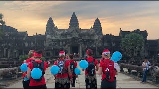 RAID AMAZONES CAMBODGE 2018  TEMPLES DANGKOR [upl. by Urian]