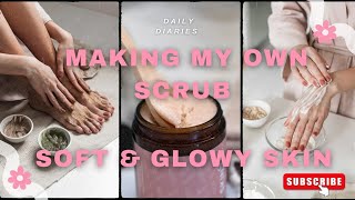 Transform Your Skin With This Magical DIY Body Scrub  Exfoliating body scrub Maryamhamza00 [upl. by Ittak]