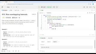435 Nonoverlapping Intervals [upl. by Nebur157]