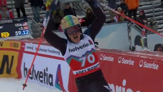 Ski Alpin Mens Slalom Adelboden 1run Highlights 2024 [upl. by Tra]