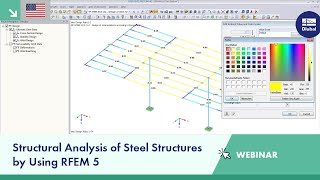 Webinar Structural Analysis of Steel Structures by Using RFEM 5 [upl. by Sikram794]