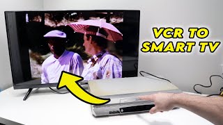 How to Connect Your VCR to Your Smart TV [upl. by Ynnavoig594]