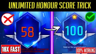 Honor Score Kaise Badhaye 💯😱🔥  How To Increase Honor Score In FF  Free Fire Honor Score Problem [upl. by Yekcin37]