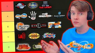 THORPE PARK TIER LIST [upl. by Heather]