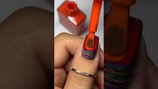 Weird nailart with 12 nailpaints 💅 shorts ytshorts nails mood weird amor nyc notoolnailart [upl. by Legir]