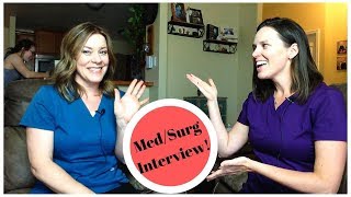 Interview with a REAL MedSurg Nurse [upl. by Adnelg]