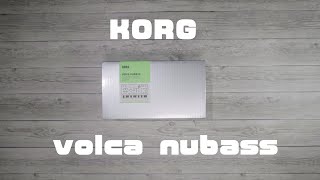 KORG volca nubass くらべて遊ぶ [upl. by Airetas]