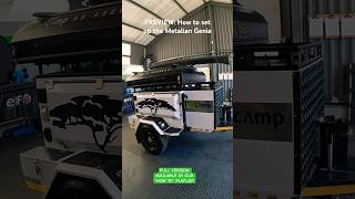 PREVIEW How to set up the Metalian Genie Trailer shortvideo metaliangenie trailer camping [upl. by Enoitna]