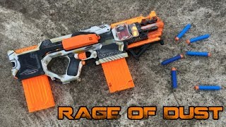 NERF MOD CrossboltStryfe Fullauto SMG Blaster RAGE OF DUST  Walcom S7 [upl. by Mena746]